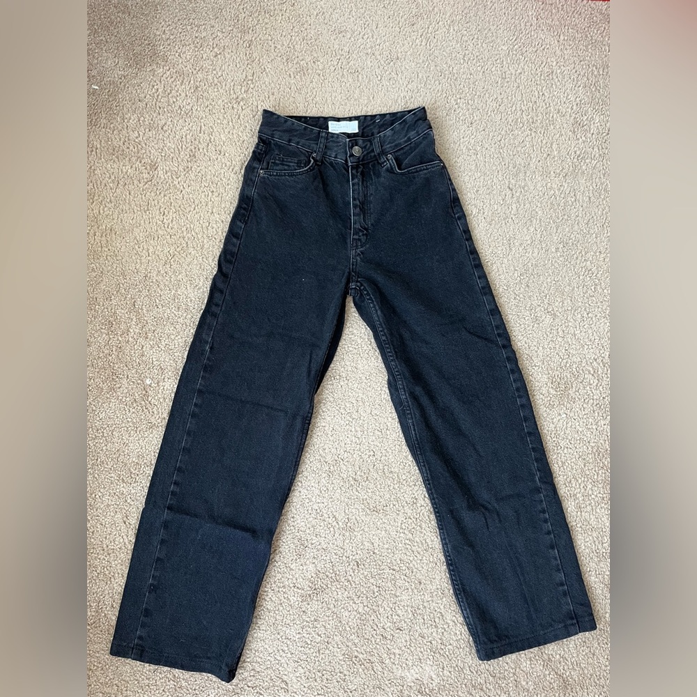 Black Jeans Wide Leg